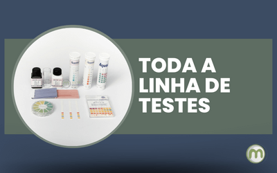 Toda a linha de testes